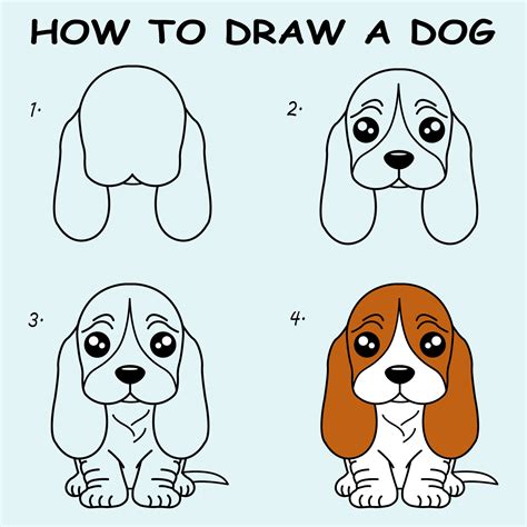 dog drawing tutorial|dog drawing lessons for kids.